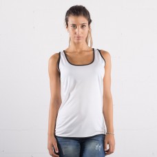 LADY TECH CONTRAST VEST 100%P