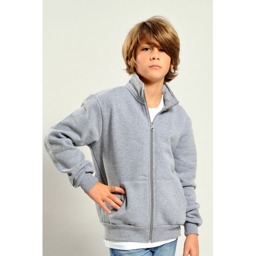 JACKET BAMBINO FELPA F/TERRY 70/30% COT/POL 240 GR IT032