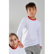 MAGLIA BAMBINO BICOLORE G/C M/L 100% COT 140 GR/M2 IT066