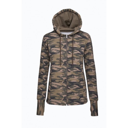 FELPA FIT DONNA CAPP. F/ZIP 95/5% COT/ELA 250GR/M2  IT1016