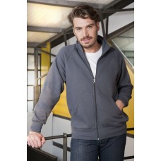 FELPA JACKET ZIP LUNGA 70/30% COT/POL 280 GR/M2 IT470