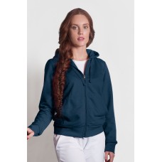 FELPA DONNA CAPPUCCIO ZIP 70/30% COT/POL 280 GR/M2  IT481