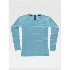 T-SHIRT DONNA MANICA LUNGA TECNICA B0069