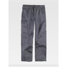 PANTALONE DA LAVORO MULTITASCHE CON FODERA IN PILE B1408