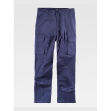 PANTALONE DA LAVORO MULTITASCHE ELASTICIZZATO B1421