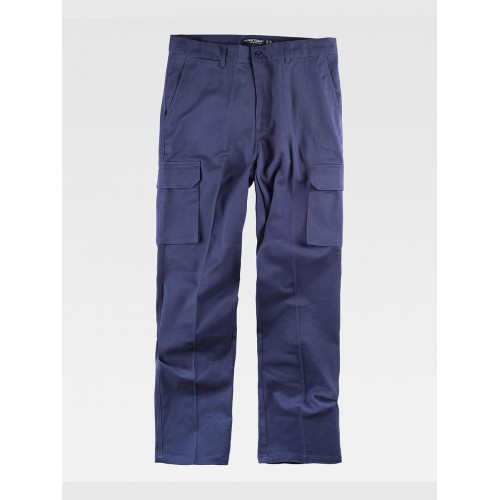 PANTALONE DA LAVORO MULTITASCHE ELASTICIZZATO B1421