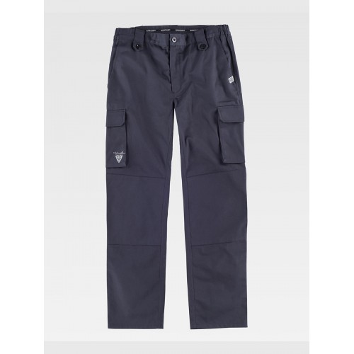PANTALONE DA LAVORO MULTITASCHE ELASTICIZZATO CON RINFORZI B1432