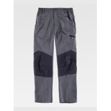 PANTALONE DA LAVORO MULTITASCHE CON RINFORZI ALLE GINOCCHIA IN VISCOSA B1460