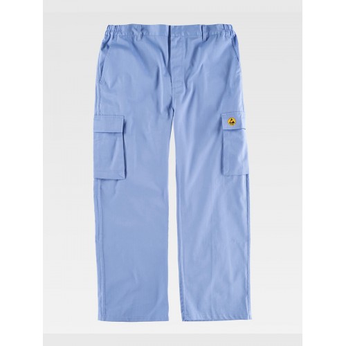 PANTALONE DA LAVORO TESSUTO ANTISTATICO B1900