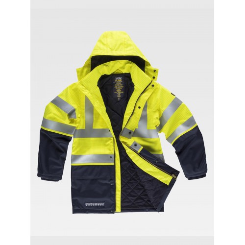 PARKA IMBOTTITO MULTIPROTEZIONE ALTA VISIBILITA CLASSE 2 B3795