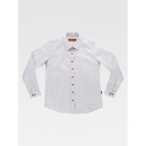CAMICIA MANICA LUNGA A QUADRETTI DONNA B8890