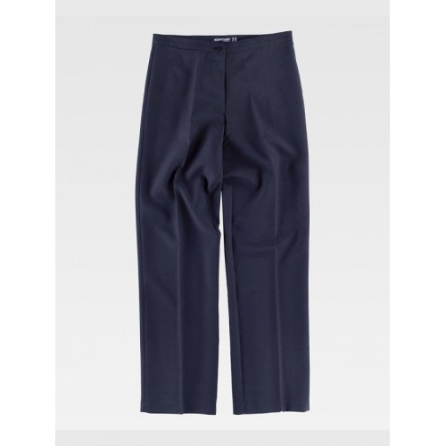 PANTALONE DONNA CON CINTURA E PENCES B9016