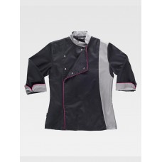GIACCA CUOCO DONNA MANICA LUNGA TESSUTO ANTIMACCHIA B9241