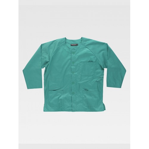 CASACCA UNISEX MANICA LUNGA CON BOTTONI B9410