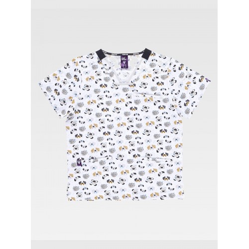 CASACCA UNISEX TESSUTO ELASTICIZZATO STAMPATO B9850