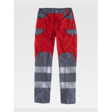 PANTALONE BANDE RIFRANGENTI DISCONTINUE C2716