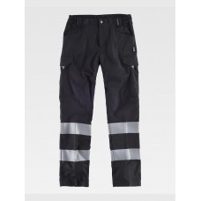PANTALONE BANDE RIFRANGENTI DISCONTINUE C2717