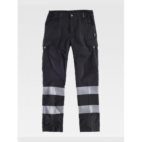 PANTALONE BANDE RIFRANGENTI DISCONTINUE C2717