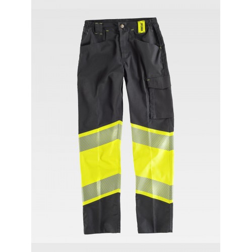 PANTALONE TESSUTO ELASTICIZZATO ALTA VISIBILITA CLASSE 1 C2718