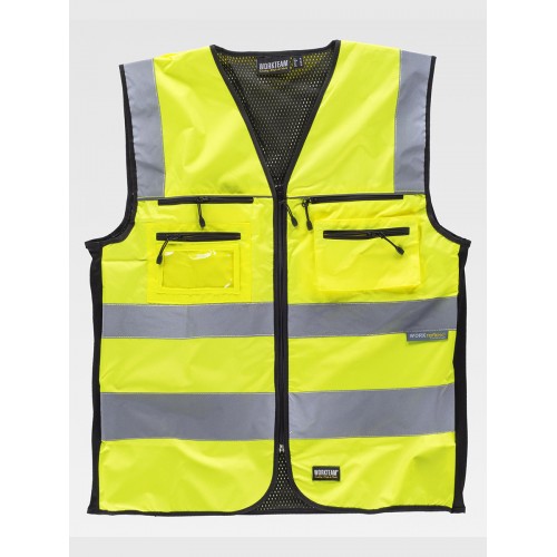 GILET TESSUTO RIPSTOP ALTA VISIBILITA CLASSE 2 C2901