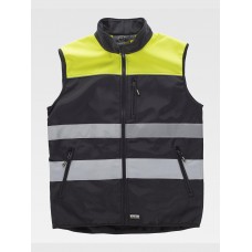 GILET BANDE RIFRANGENTI TESSUTO RIPSTOP C2921