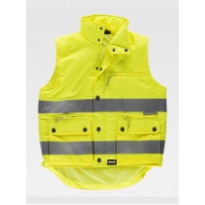 GILET IMBOTTITO TESSUTO OXFORD ALTA VISIBILITA CLASSE 2 C3209