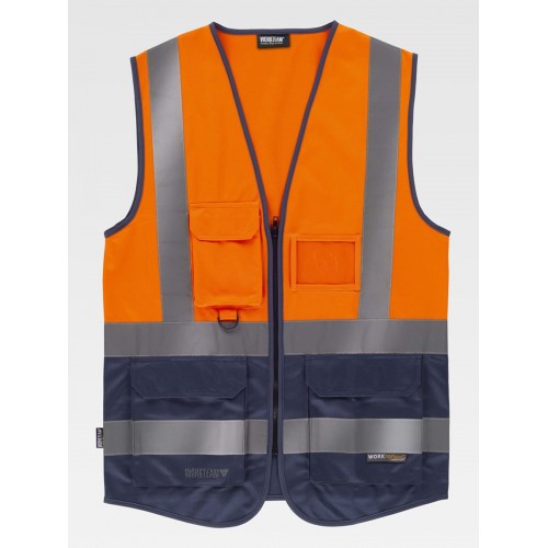GILET ALTA VISIBILITA E BANDE RIFRANGENTI C3606