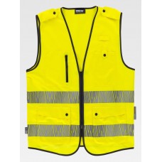 GILET ALTA VISIBILITA E BANDE RIFRANGENTI SEGMENTATE C3607