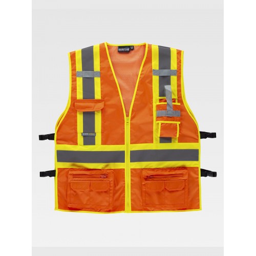 GILET TESSUTO OXFORD ALTA VISIBILITA CLASSE 2 C3622