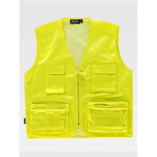 GILET MULTITASCHE LEGGERO ALTA VISIBILITA C3640