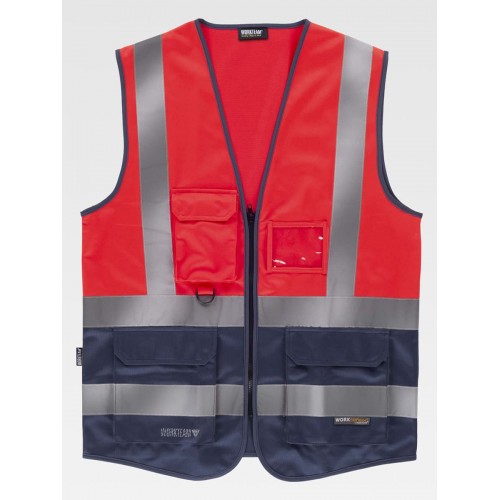 GILET ALTA VISIBILITA E BANDE RIFRANGENTI C3667