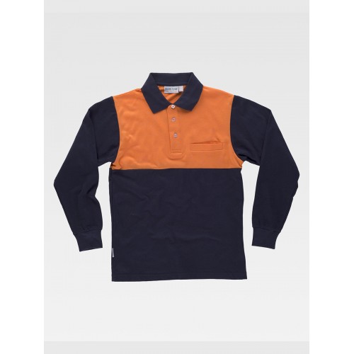 POLO MANICA LUNGA ALTA VISIBILITA C3842