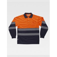 POLO MANICA LUNGA ALTA VISIBILITA CLASSE 1 C3891