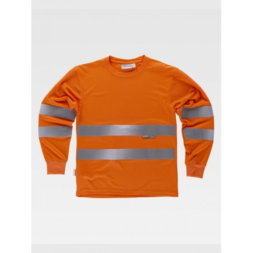 T-SHIRT MANICA LUNGA ALTA VISIBILITA CLASSE 2 C3933