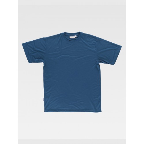 T-SHIRT MANICA CORTA POLIESTERE MANO COTONE C6010