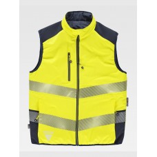 GILET IMBOTTITO REVERSIBILE ALTA VISIBILITA CLASSE 1 C8250