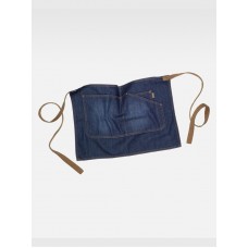 GREMBIULE SENZA PETTORINA CORTO TESSUTO DENIM M711