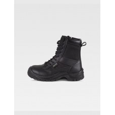STIVALE PELLE E TESSUTO OXFORD P3007