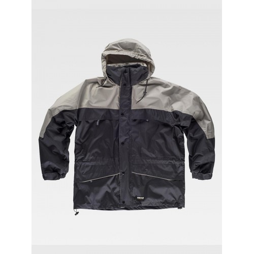 PARKA CON CAPPUCCIO IMBOTTITURA IN PILE STACCABILE S1100