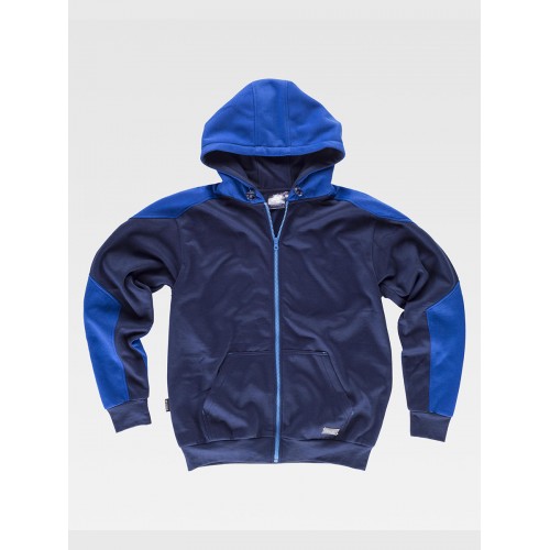 FELPA UNISEX CAPPUCCIO E ZIP S5530