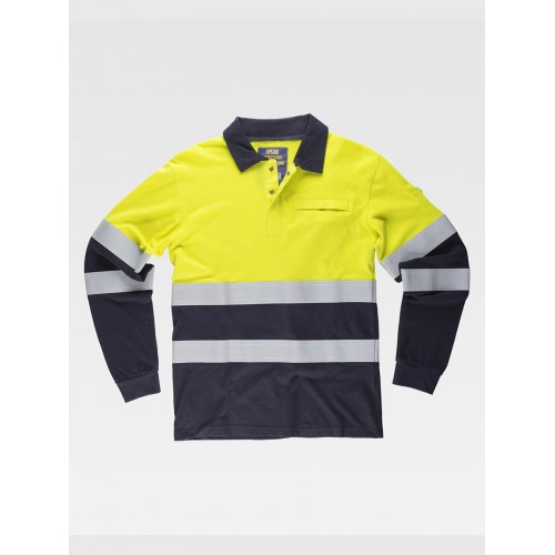 POLO MANICA LUNGA IGNIFUGO ANTISTATICO ALTA VISIBILITA CLASSE 1 S6591
