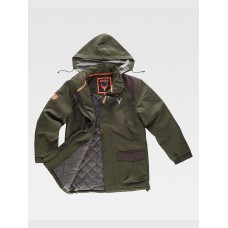 PARKA IMPERMEABILE CUCITURE TERMOSALDATE - CACCIA S8230