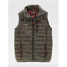 GILET IMBOTTITO CAMOUFLAGE - CACCIA S8540