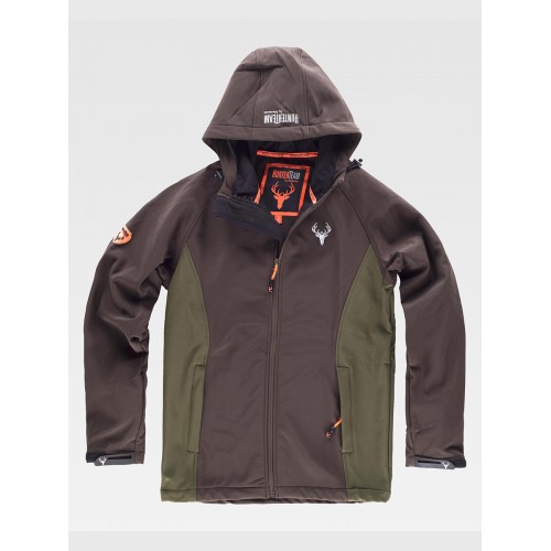 SOFTSHELL CON CAPPUCCIO - CACCIA S8610