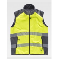 GILET SOFTSHELL BANDE RIFRANGENTI DISCONTINUE S9231