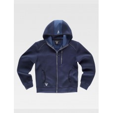 FELPA UNISEX CAPPUCCIO E ZIP S9485