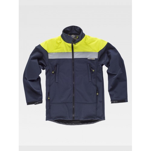 SOFTSHELL ALTA VISIILITA E BANDE RIFRANGENTI S9505