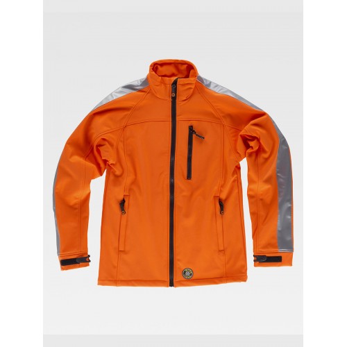 SOFTSHELL ALTA VISIBILITA E BANDE RIFRANGENTI S9530