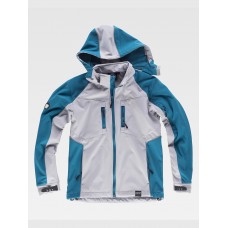 SOFTSHELL CON CAPPUCCIO E ZIP INTERA WF1040