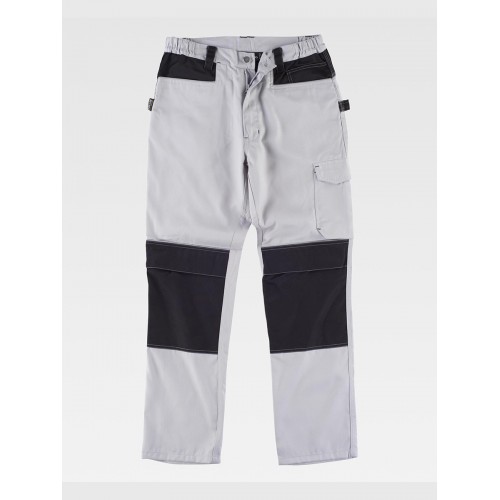 PANTALONE DA LAVORO TRIPLE CUCITURE PROTEZIONE ALLE GINOCCHIA RINFORZI NEI GLUTEI WF1052